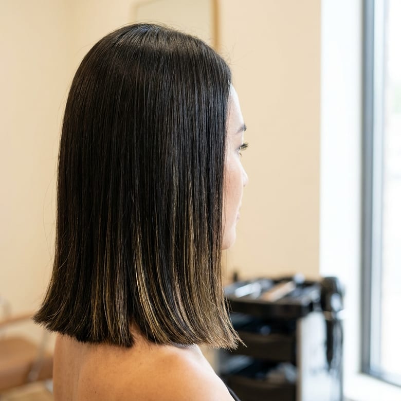 Color, Partial Highlight, Haircut and Flat/Curling Iron