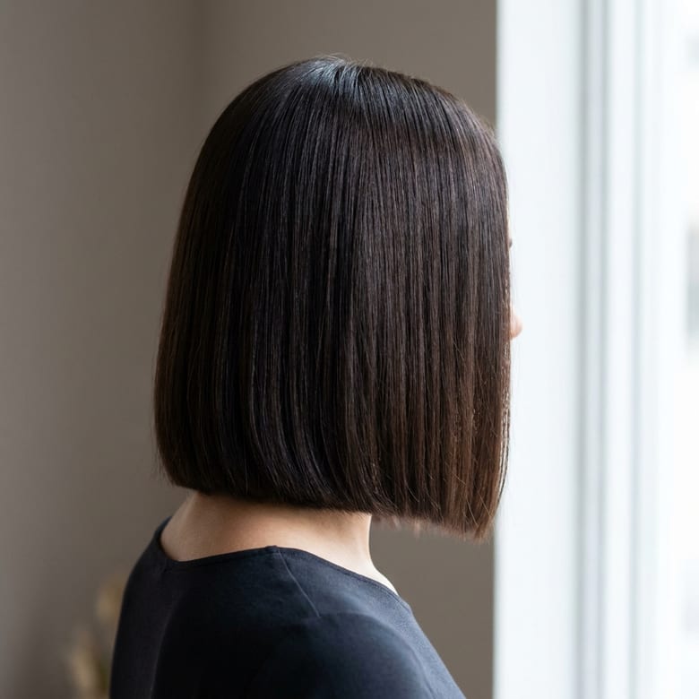 Women's Haircut With Flat-Curling Iron
