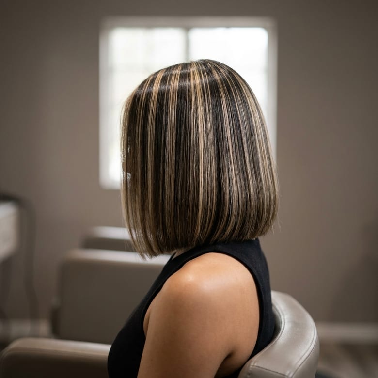 Highlight, Haircut and Flat/Curling Iron