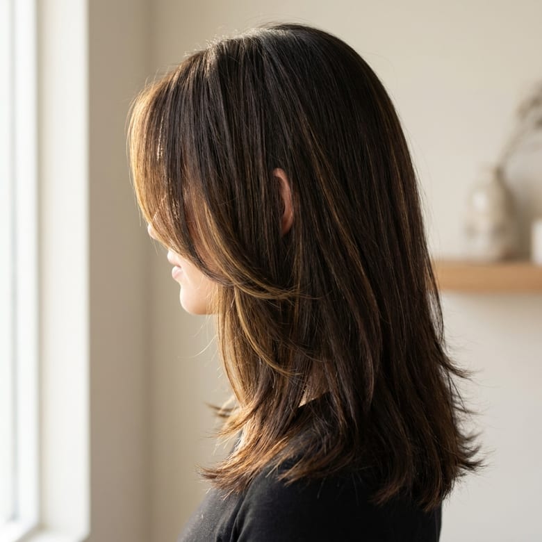 Partial Highlight and Haircut