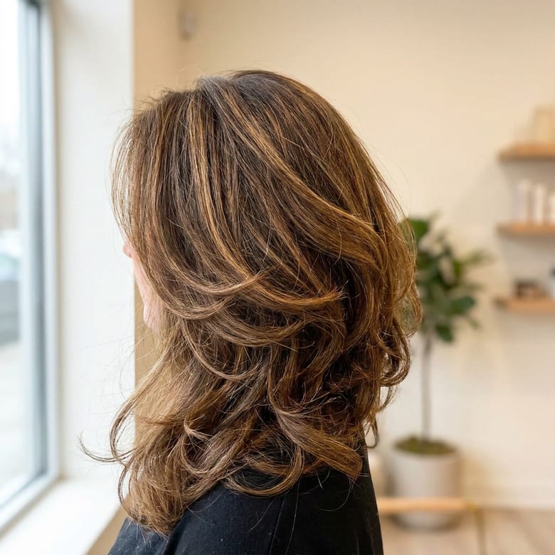 Partial Highlight, Haircut and Blow-Dry