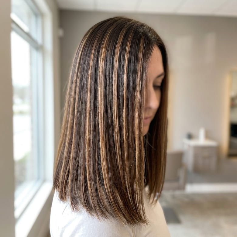 Partial Highlight and Flat/Curling Iron