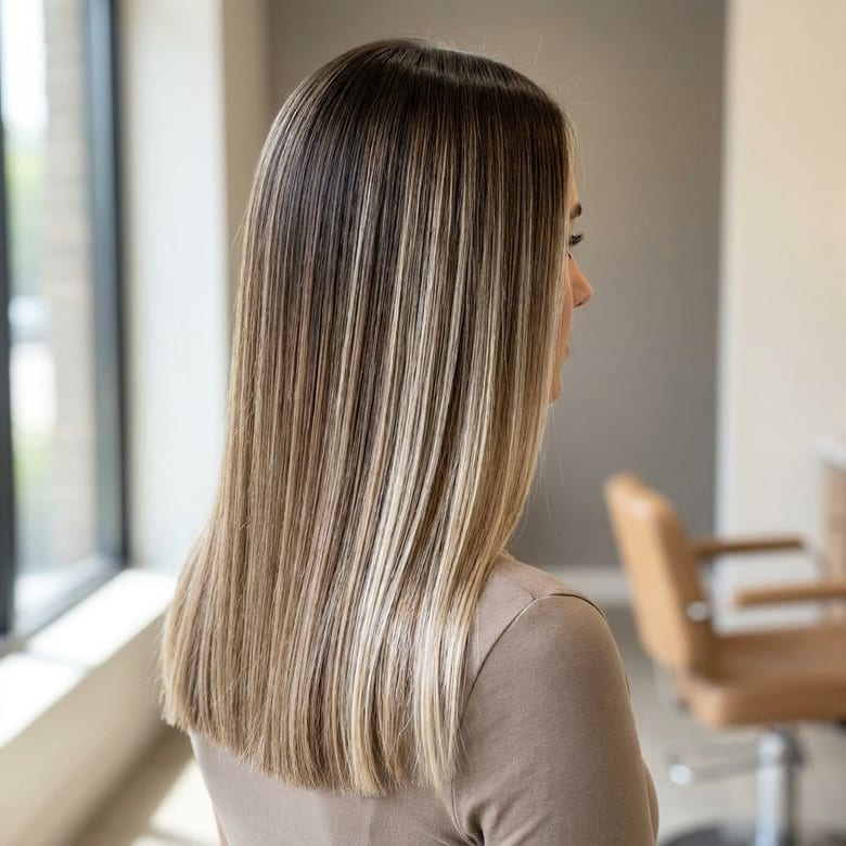 Partial Highlight, Touch-Up, Haircut and Flat/Curling