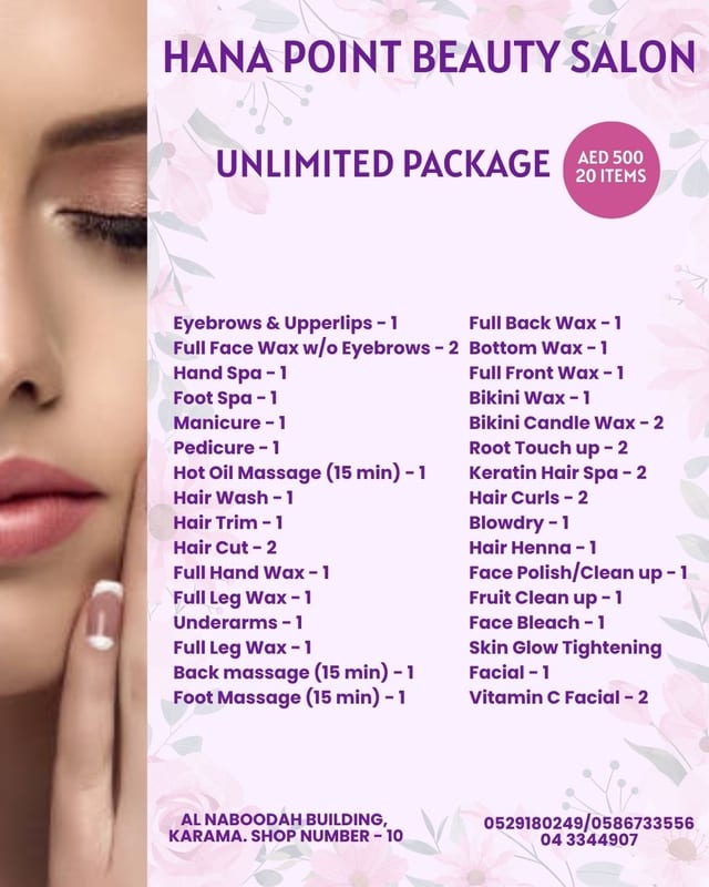Hana Point Beauty Salon Karama portfolio 6